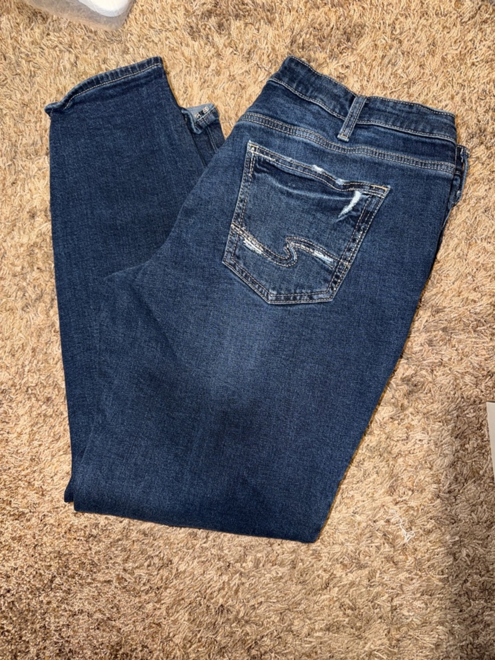 Silver Jeans Dark Blue Boyfriend jeans